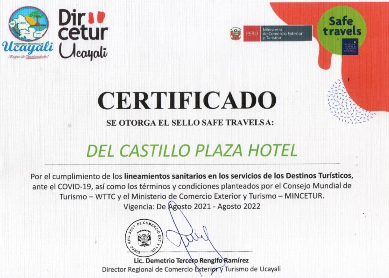 Del Castillo Plaza Hotel Pucallpa Extérieur photo